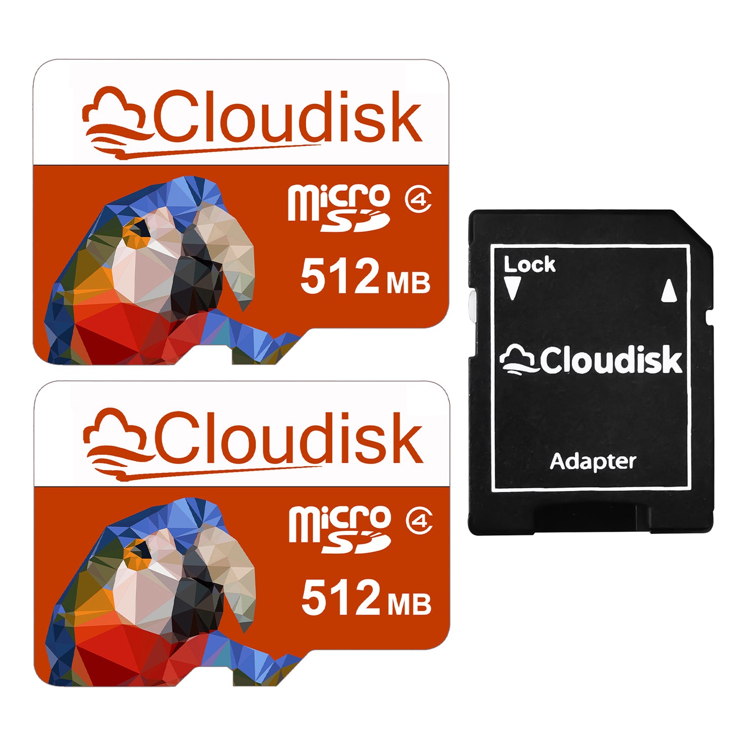2Pack Cloudisk Micro SD Card 256GB 128GB 64GB 32GB U3 V30 C10 16GB 8GB 4GB 2GB 1GB 512MB 256MB 128MB Flash Memory Card