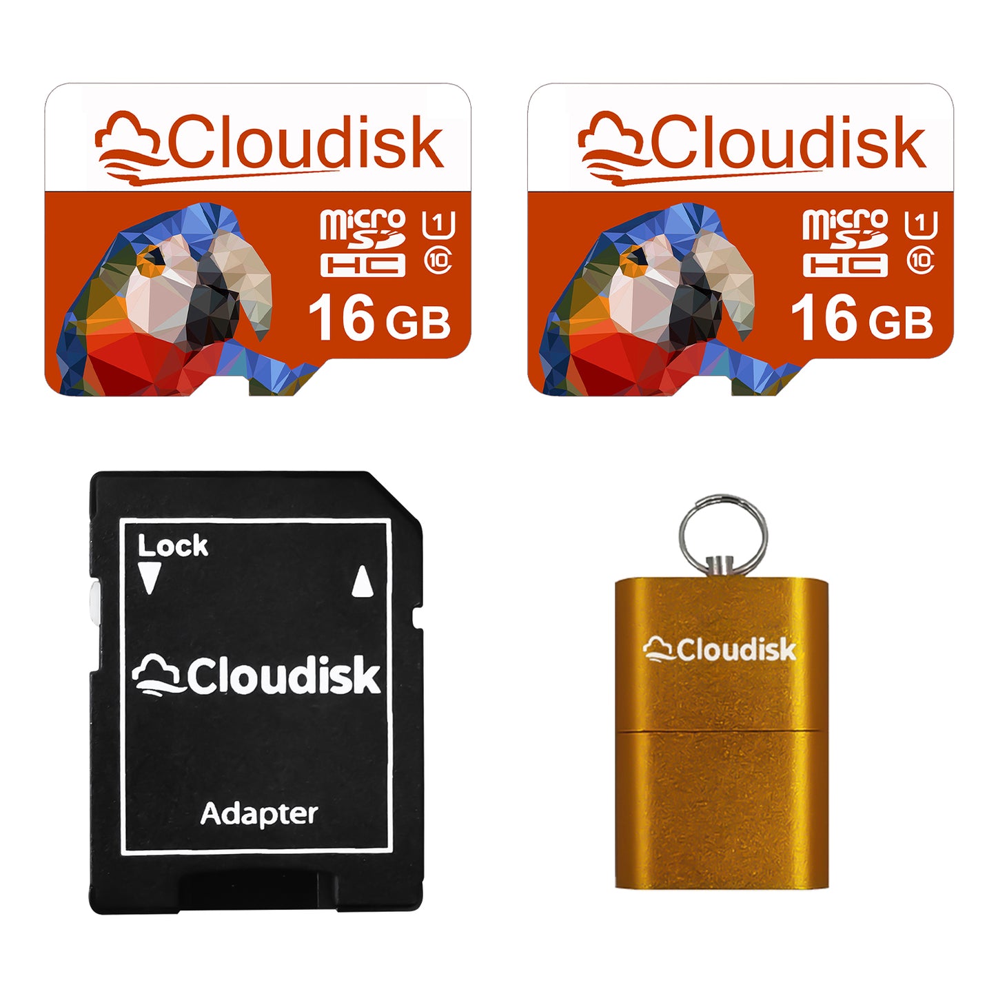 2Pack Cloudisk Micro SD Card 256GB 128GB 64GB 32GB U3 V30 C10 16GB 8GB 4GB 2GB 1GB 512MB 256MB 128MB Flash Memory Card