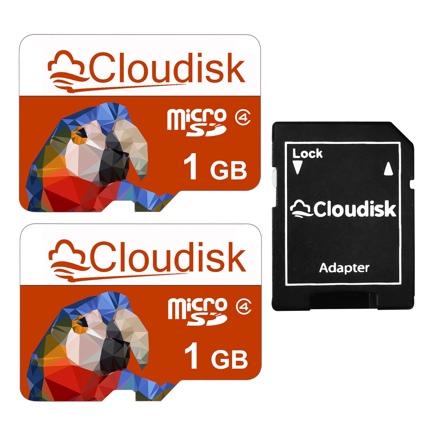 2Pack Cloudisk Micro SD Card 256GB 128GB 64GB 32GB U3 V30 C10 16GB 8GB 4GB 2GB 1GB 512MB 256MB 128MB Flash Memory Card