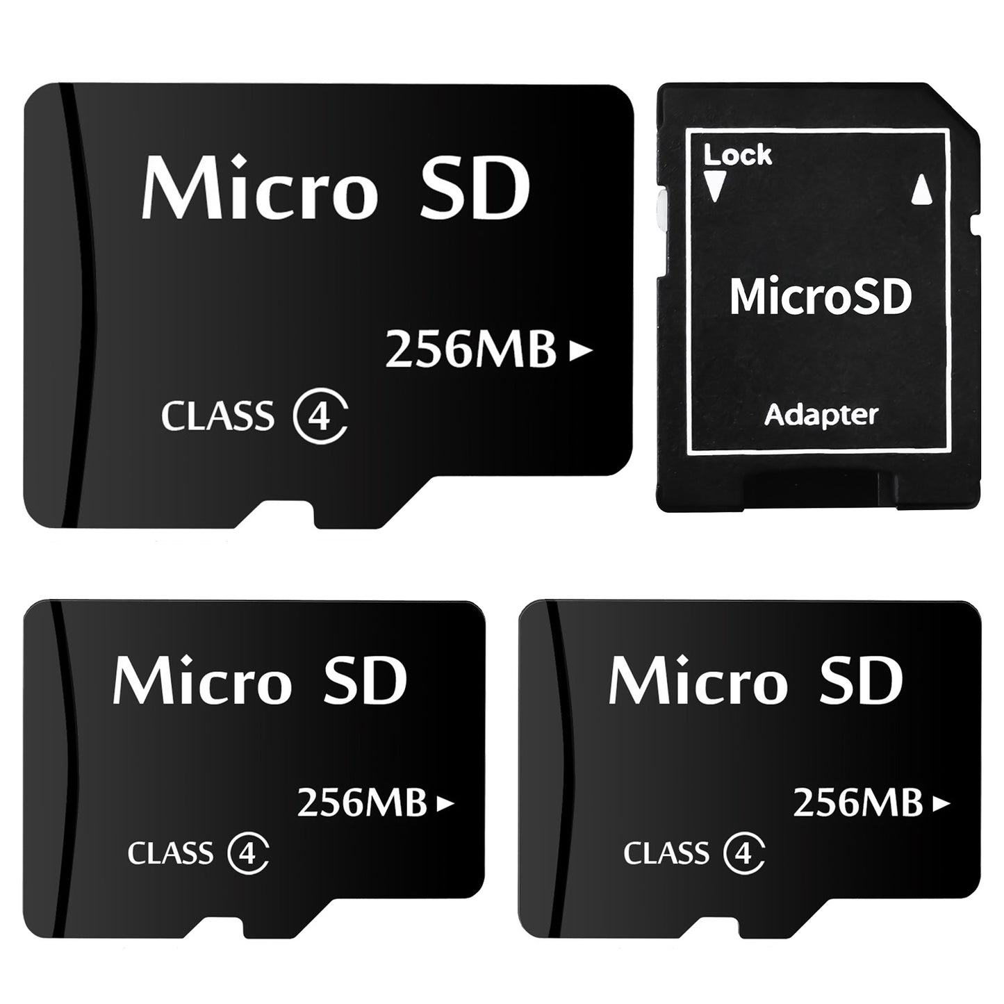 3Pack Factory Whosale Classical Micro SD Memory Card U3 128GB 64GB 32GB V30 C10 TF Cards 16GB 8GB 4GB 2GB 1GB 512MB 256MB 128MB for PC Smartphones Monitor Camera