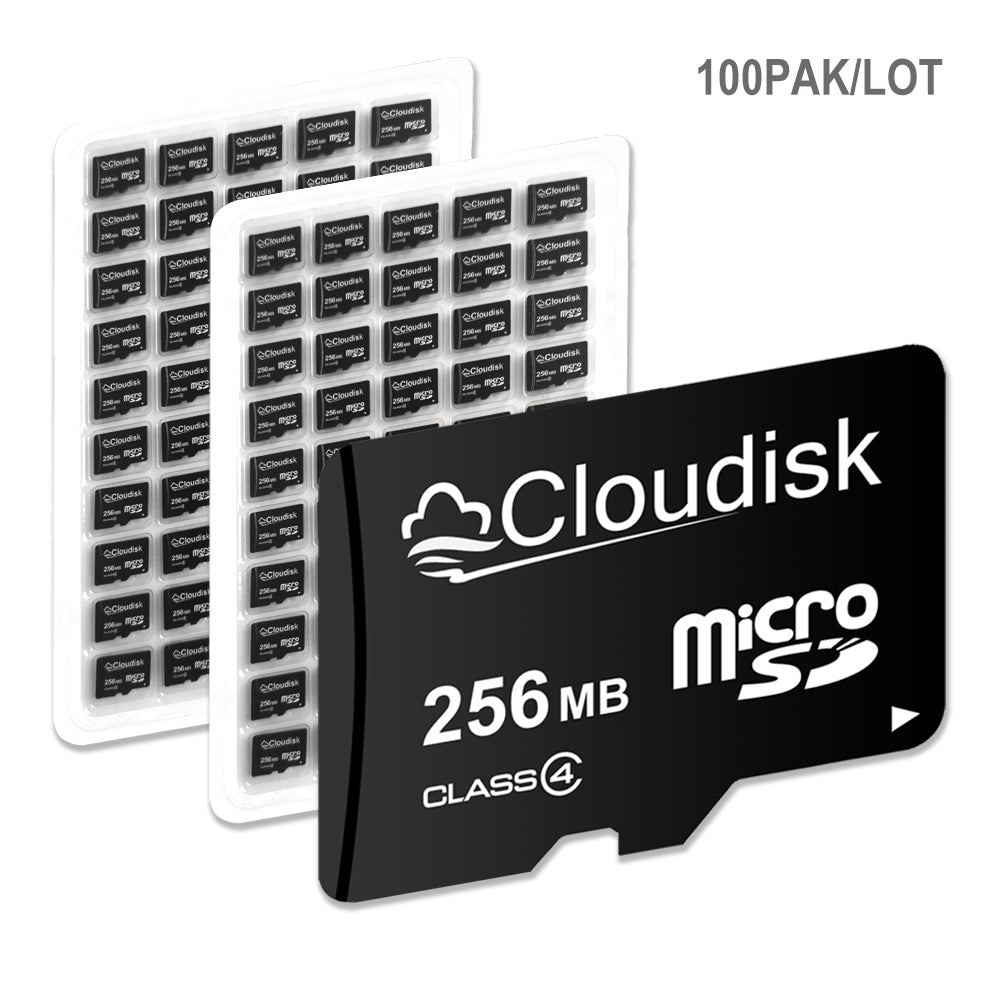 100 Pack Factory Whosale  Cloudisk Micro SDHC Card 64GB 32GB U3 V30 A1 16GB 8GB C10 4GB 2GB C6 TF Card 1GB 512MB 256MB 128MB(NOT GB,Small Capacity) Flash Memory Card