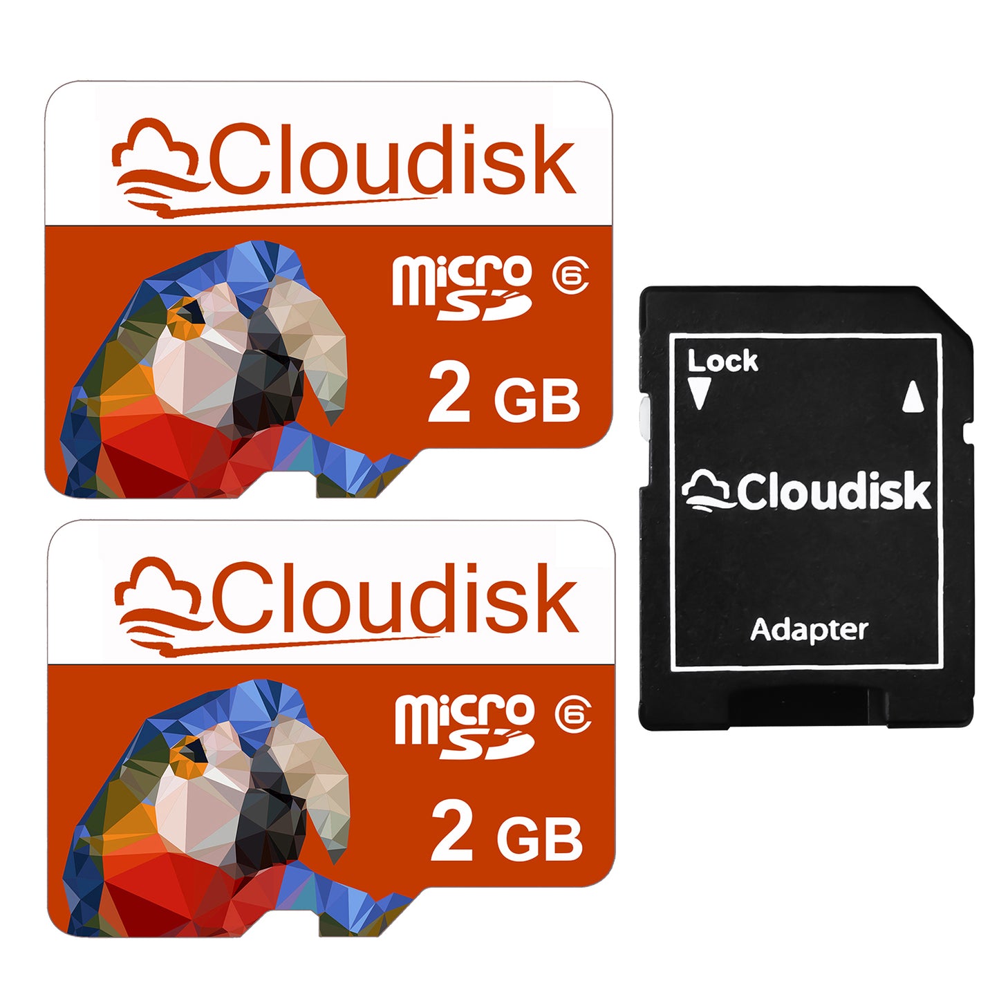 2Pack Cloudisk Micro SD Card 256GB 128GB 64GB 32GB U3 V30 C10 16GB 8GB 4GB 2GB 1GB 512MB 256MB 128MB Flash Memory Card