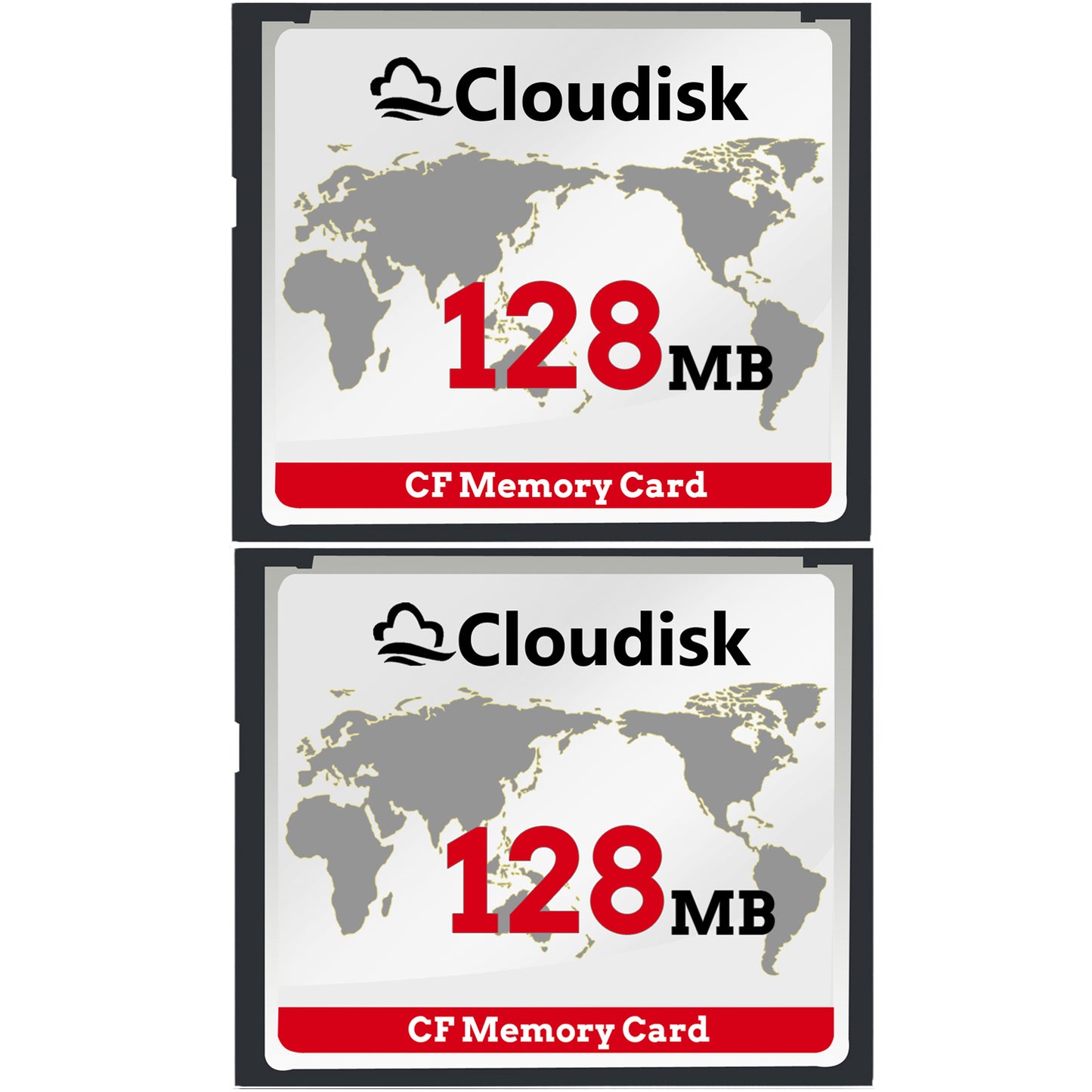 Factory Whosale 2Pack Cloudisk CompactFlash Card 128GB 64GB 32GB 16GB 8GB 4GB 2GB 1GB 128MB(Small Capacity) Compact Flash CF Memory Card UDMA Speed Up Extreme CF Card For Camera SLR