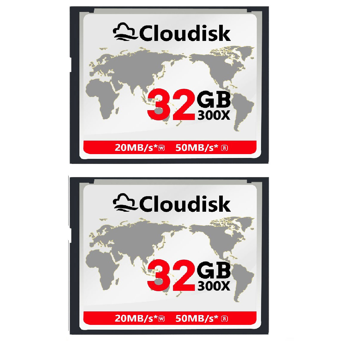 Factory Whosale 2Pack Cloudisk CompactFlash Card 128GB 64GB 32GB 16GB 8GB 4GB 2GB 1GB 128MB(Small Capacity) Compact Flash CF Memory Card UDMA Speed Up Extreme CF Card For Camera SLR