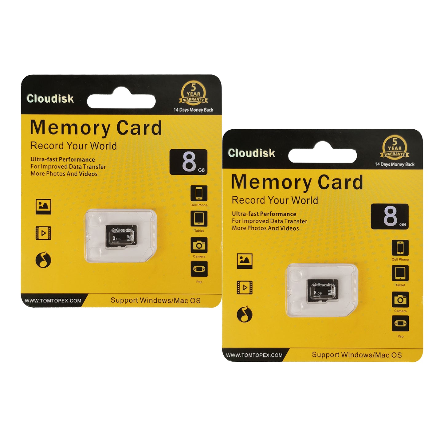 Cloudisk Micro SD Memory Card U3 V30 C10 128GB 64GB 32GB 16GB 8GB TF Cards for Action Camera Drone Smartphones PC Factory Whosale