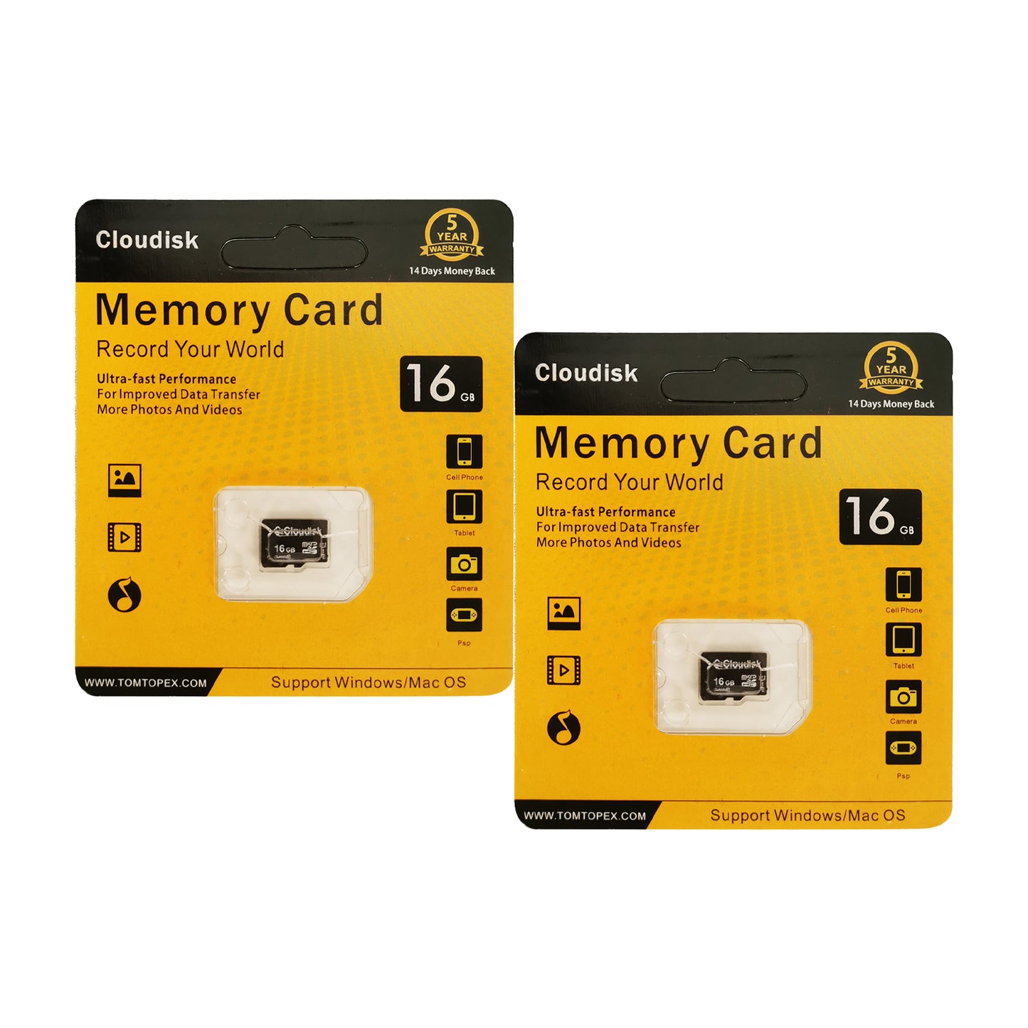 Cloudisk Micro SD Memory Card U3 V30 C10 128GB 64GB 32GB 16GB 8GB TF Cards for Action Camera Drone Smartphones PC Factory Whosale