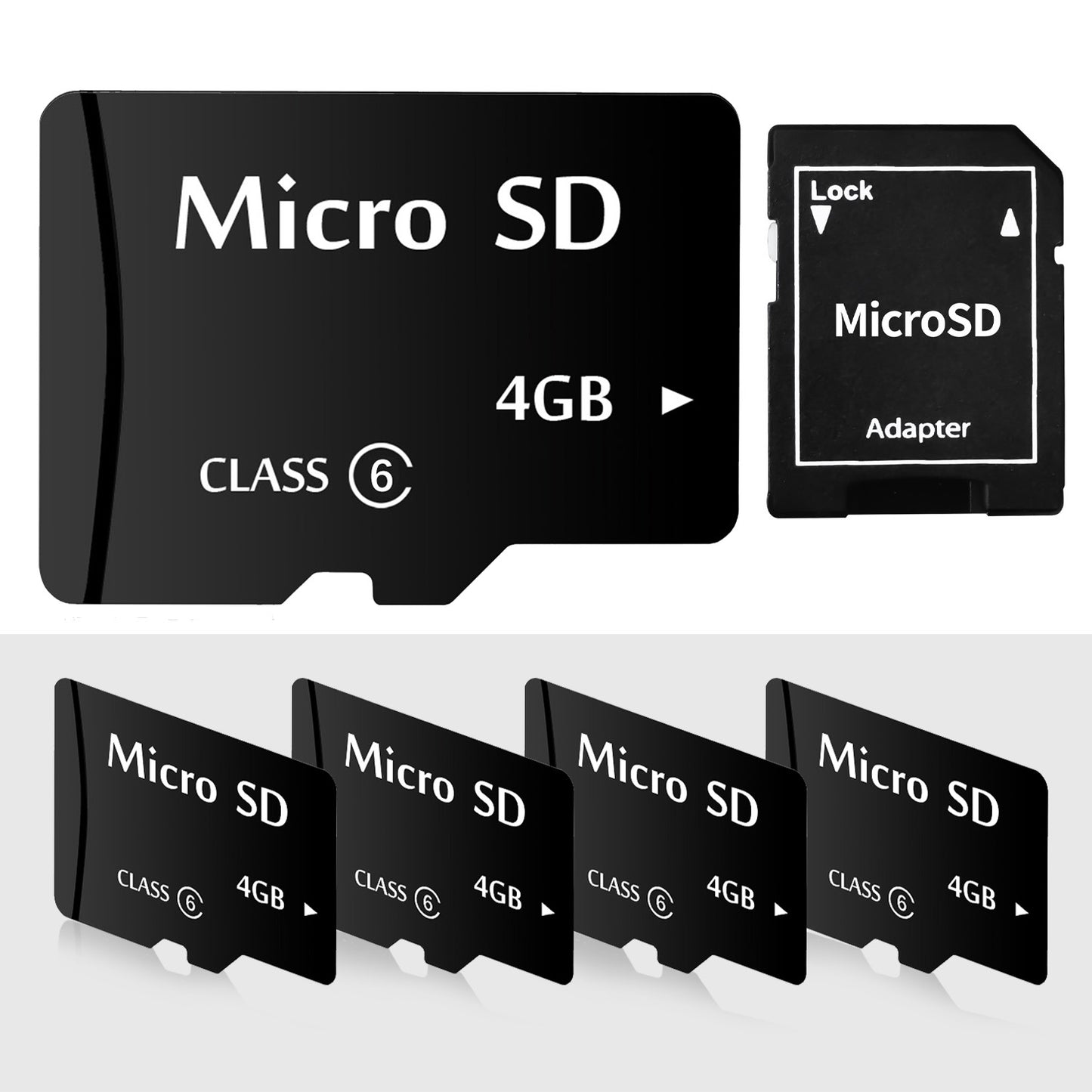 5-Pack Classical Micro SD Memory Card U3 128GB 64GB 32GB V30 C10 TF Cards 16GB 8GB 4GB 2GB 1GB 512MB 256MB 128MB for PC Smartphones DJI