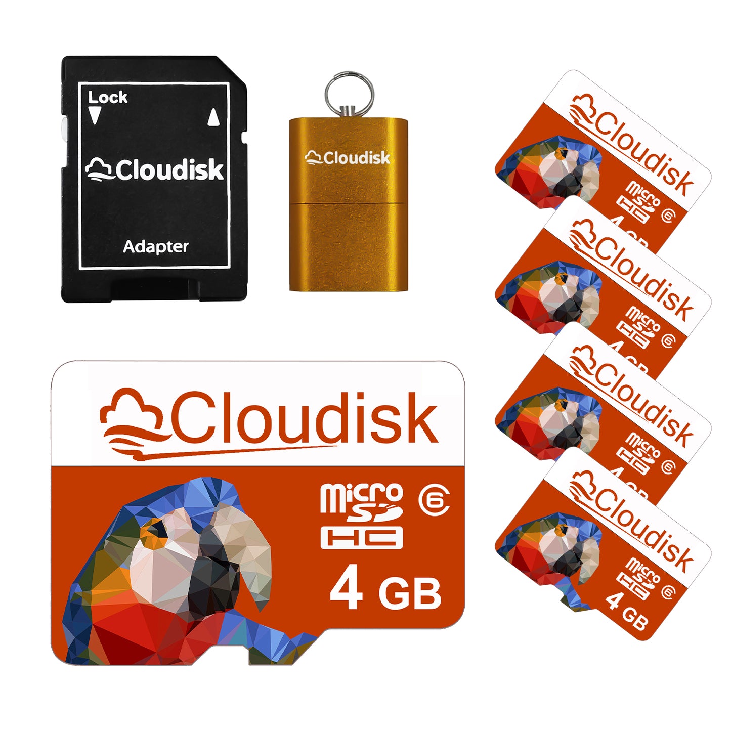 5Pack Cloudisk 256GB 128GB 64GB 32GB U3 V30 C10 Micro SD Card 16GB 8GB 4GB 2GB 1GB 512MB 256MB 128MB Microsd Flash Memory Card