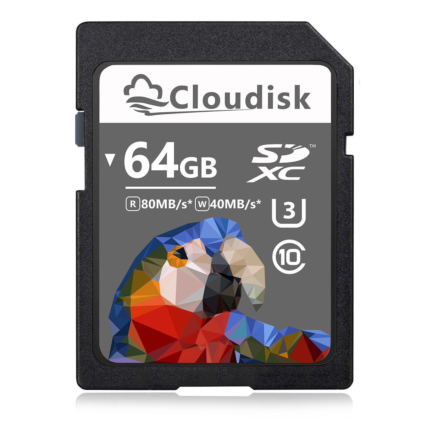 Cloudisk SD Card 128GB 64GB SDXC U3 Class 10 32GB 16GB 8GB 4GB Memory Card 2GB 1GB 128MB(Small Capacity) Compatible for Canon Nikon Sony Pentax Kodak Olympus Panasonic Digital Camera