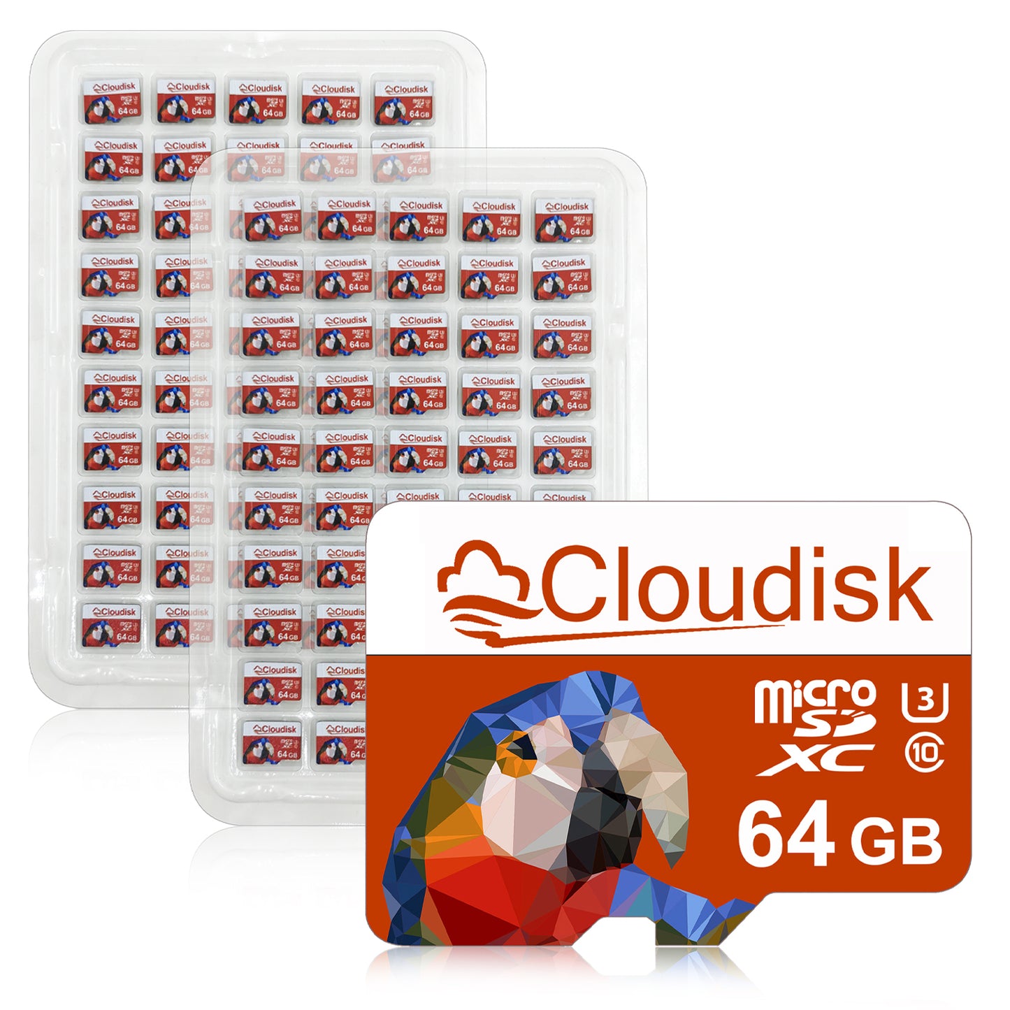 Cloudisk Micro SD Flash Memory Card 64GB 32GB U3 V30 A1 16GB 8GB C10 4GB 2GB C6 1GB 512MB 256MB 128MB(NOT GB,Small Capacity) C4 100 Pack Factory Whosale