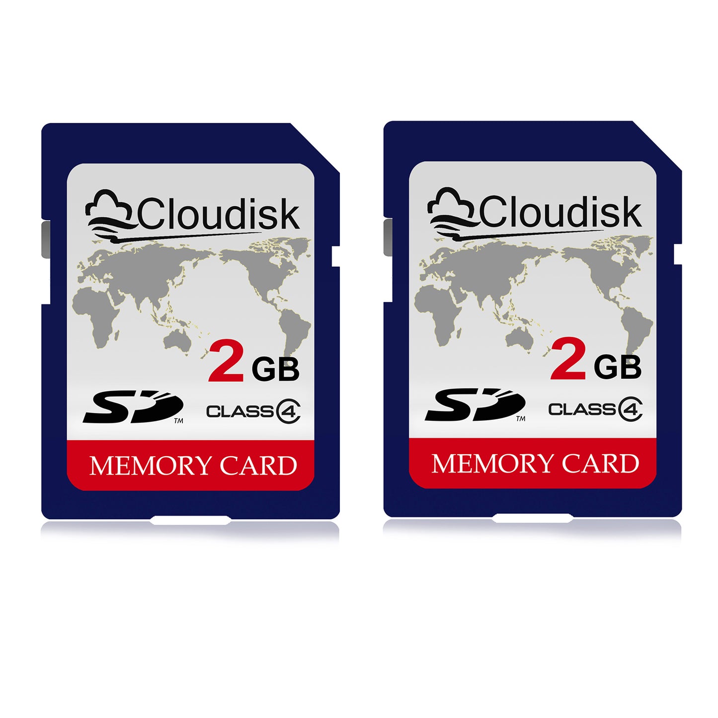 2Pack Cloudisk SD Card 128GB 64GB 80MB/S U3 Class 10 32GB 16GB 8GB 4GB Memory Card 2GB 1GB 128MB(Small Capacity) Factory Whosale